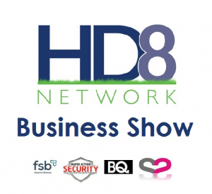 HD8 Business Show 2016 logo with sponsors