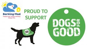 Barking Mad are proud to support Dogs for Good's Dogtober campaign