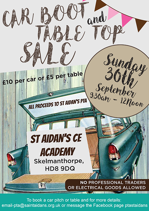 Car Boot and Table Top Sale