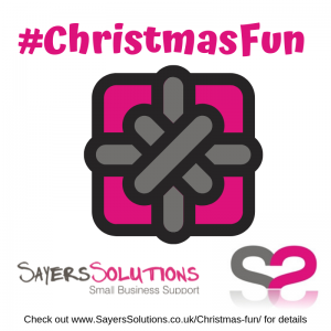 Sayers Solutions #Christmas Fun with blog address