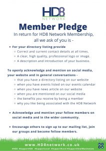 Hd8 Network Member Pledge