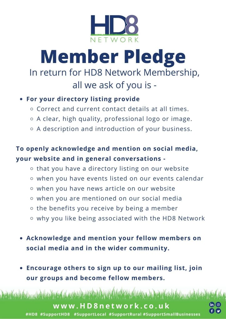 Hd8 Network Member Pledge