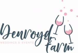 HD8 Network Member Denroyd Farm weddings and events - image of champagne glasses with company logo