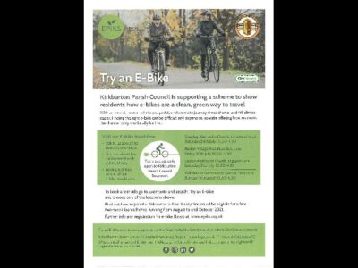 E-bike Roadshow and Free Trials