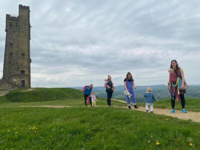 Nature walks, parent well-being and natural sensory education for babies and children