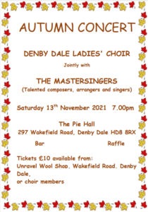 Denbt Dale Ladies Choir Autumn Concert