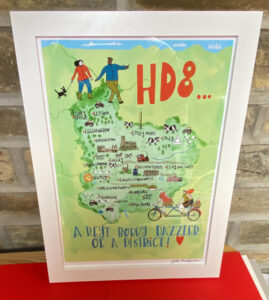 HD8 Map Giclee Print