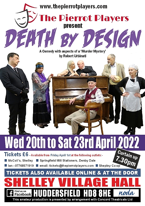 The Pierrot Players latest production - "Death by Design" a comedy.