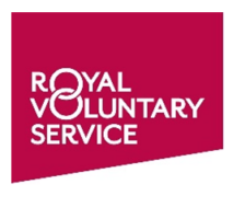 Royal Voluntary Service - Home Library Service logo with boarder