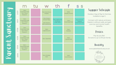 Parent-Sanctuary-Summer-schedule