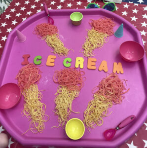 Artful Splodgers Messy Play Kit ice cream