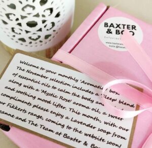 Baxter & Boo - Subscription Box and message
