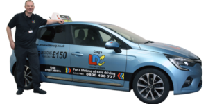 LDC Driving School Craig Millington with car