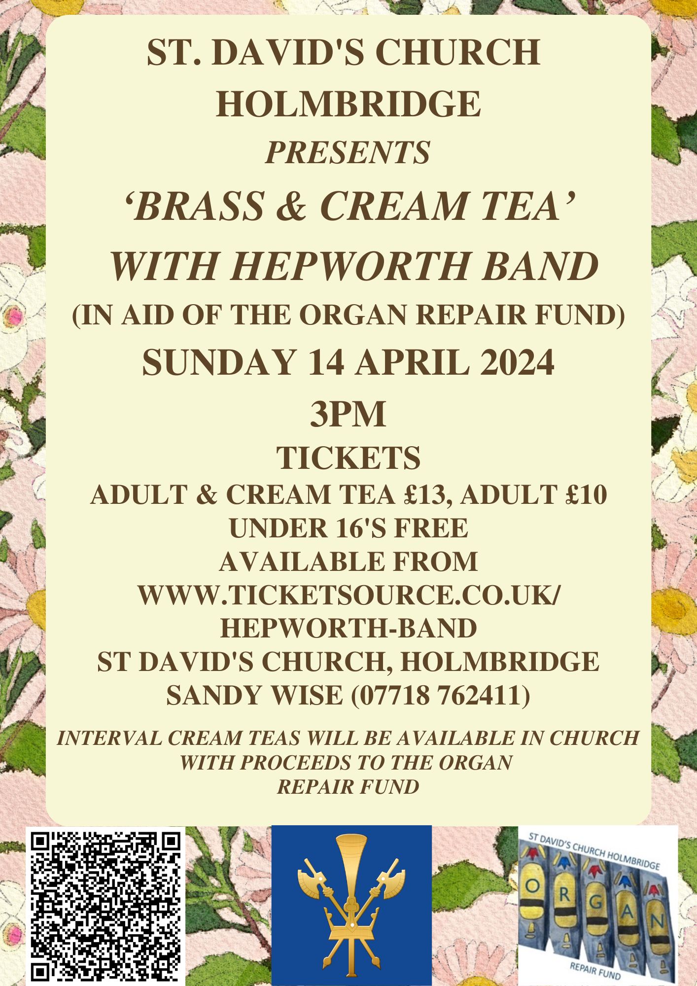 Brass & Cream Tea with Hepworth Band
