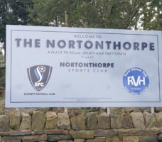 Nortonthorpe Sports Club image is the clubs signage