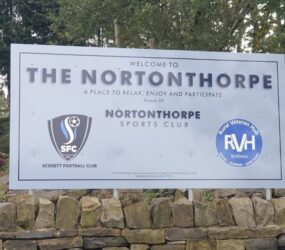 Nortonthorpe Sports Club image is the clubs signage