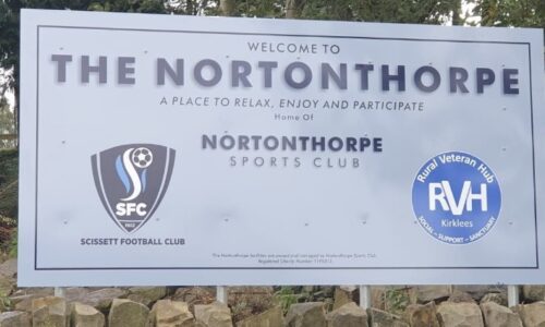 Nortonthorpe Sports Club image is the clubs signage