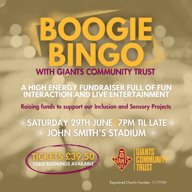 Giants Boogie Bingo