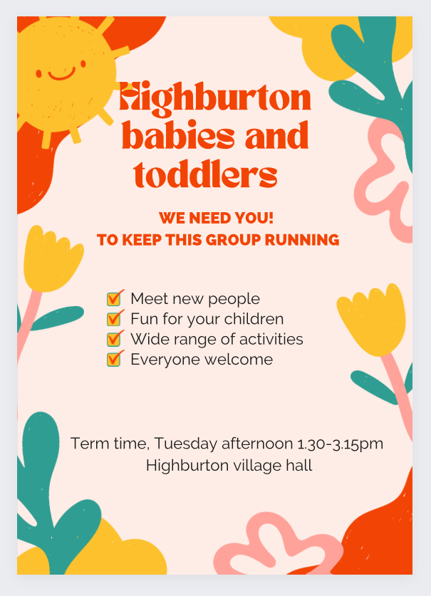 Highburton Babies and Toddler Group