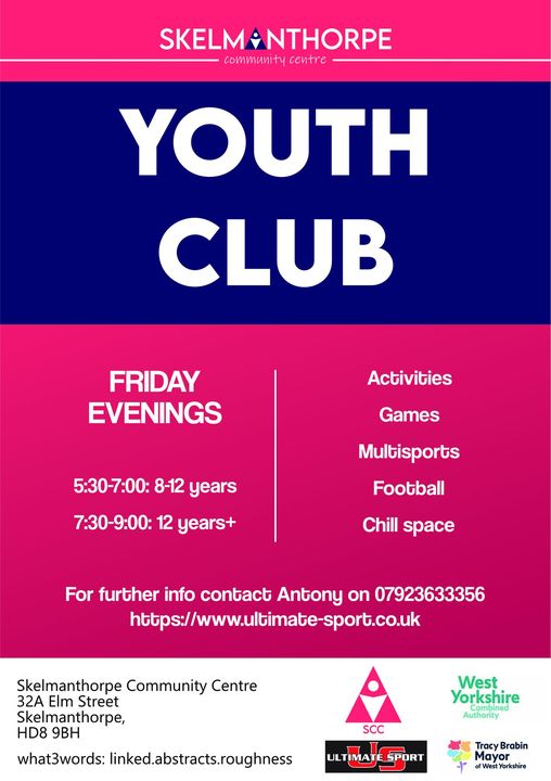 Youth Club at Skelmanthorpe Community Centre