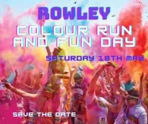 Colour Run Family Fun Day Rowley Poster