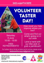 Volunteer Taster Day Flyer