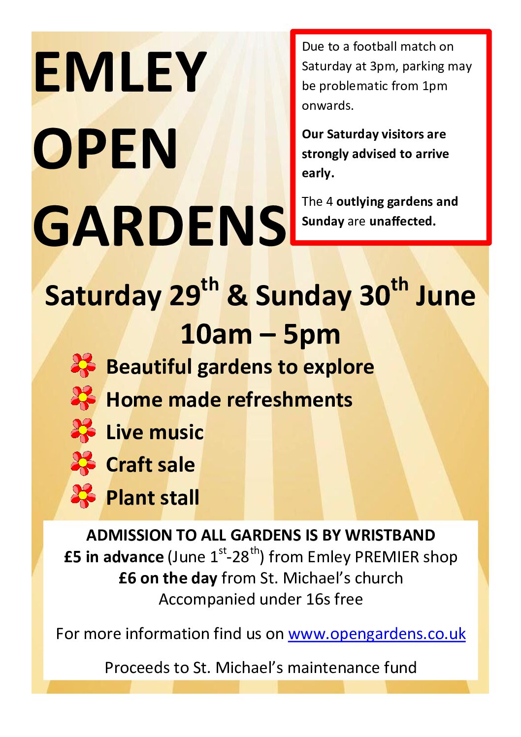 Emley Open Gardens