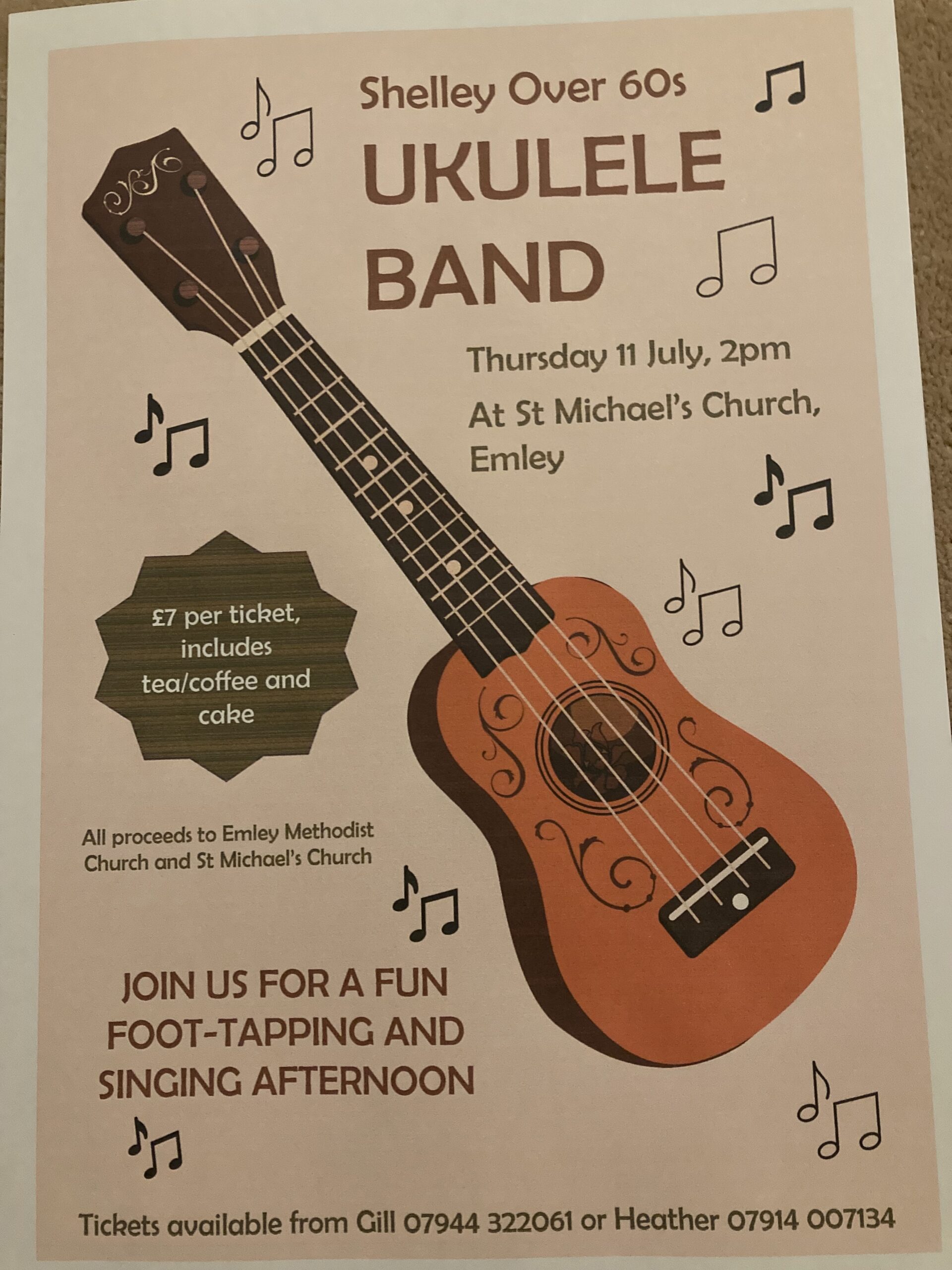Shelley Over 60s Ukulele Band