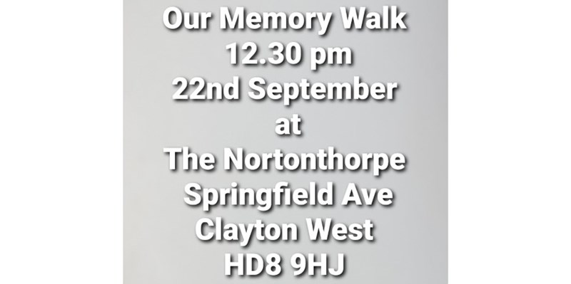 Memory Walk for Alzheimer's Society