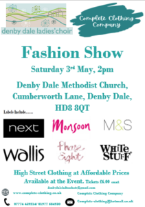 Denby Dale Ladies Choir Fashion Show 2025